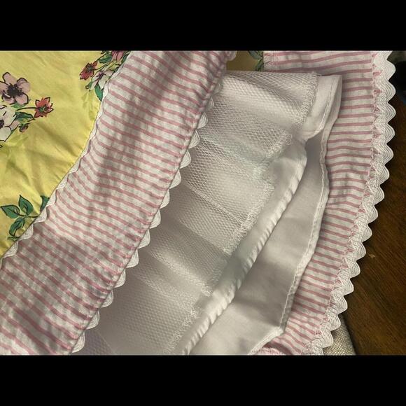 Rare Editions Yellow Floral Dress - Size 6 NWT - Picture 6 of 9